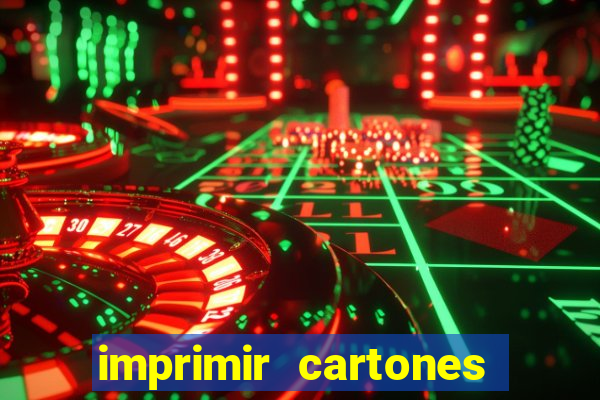 imprimir cartones de bingo